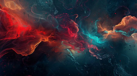 Abstract fractal. Fractal art background for creative design. Decoration for wallpaper, desktop, poster, cover booklet. Print for clothes, t-shirt. Creative illustration for designの素材
