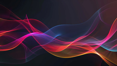 abstract background with multicolored lines, abstract background for wallpaperの素材