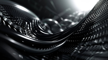 3D rendering of abstract technology concept background ready for banner or posterの素材