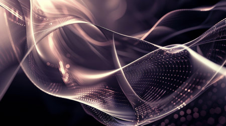3d illustration of abstract fractal composition,digital art works.の素材