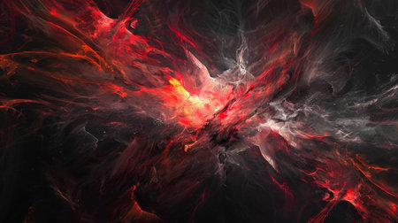 Abstract fractal. Fractal art background for creative design. Decoration for wallpaper, desktop, poster, cover booklet. Print for clothes, t-shirt. Creative illustration for designの素材