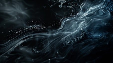 Abstract background of flowing water. 3d rendering, 3d illustration.の素材