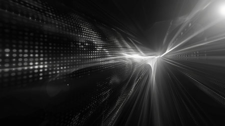 Abstract technology background. Futuristic interface. Elegant background for business tech presentations.の素材