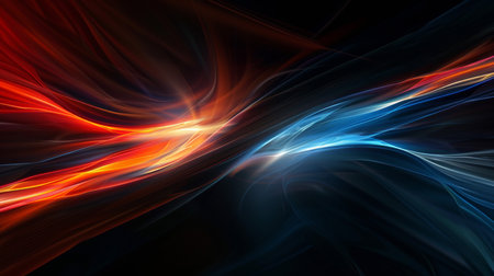 abstract colorful background with some smooth lines in it (see more in my portfolio)の素材