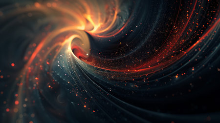 Abstract fractal. Fractal art background for creative design. Decoration for wallpaper, desktop, poster, cover booklet. Print for clothes, t-shirt. Creative illustration for designの素材