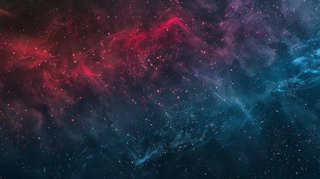 Abstract galaxy background with nebula and stars. 3D Renderingの素材