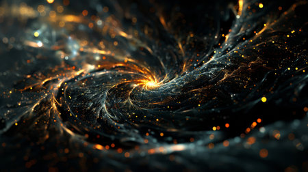 Abstract digital fractal background. Fantasy fractal texture. Digital art. 3D rendering.の素材