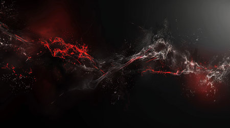 Futuristic technology wave background design. Elegant abstract background for business tech presentations.の素材