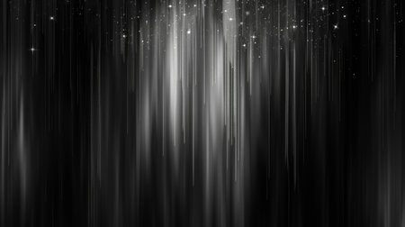 Abstract background with bokeh defocused lights and stars. Vector illustrationの素材