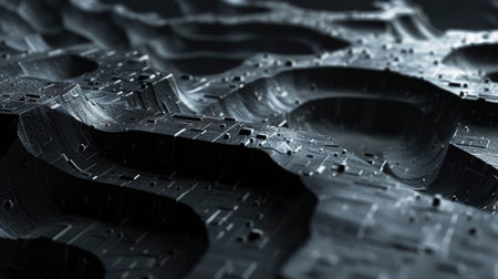3d rendering of abstract technology digital background. Computer generated image.の素材