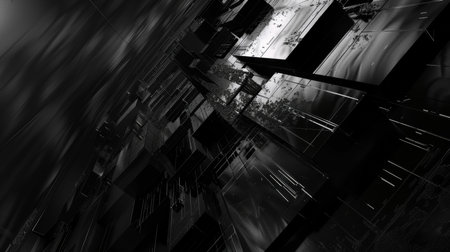 3D rendering of abstract technology digital hi-tech future concept.の素材