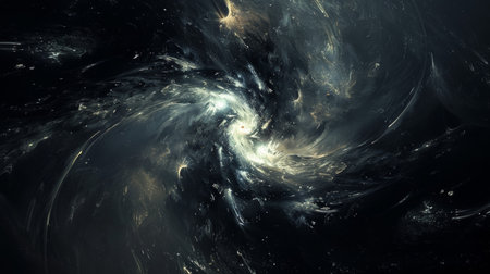 Abstract fractal. Fractal art background for creative design. Decoration for wallpaper, desktop, poster, cover booklet. Print for clothes, t-shirt. Creative illustration for designの素材