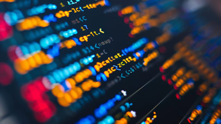 Stock market data on LED display. Abstract stock market data background.の素材