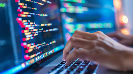 Stock market or forex trading graph and candlestick chart suitable for financial investment concept. Economy trends background for business idea and all art work design. Abstract finance background.の素材