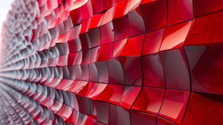 3d rendering of abstract geometric composition,digital artwork for creative graphic design.の素材