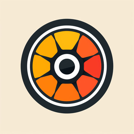 Car wheel icon. Vector illustration. Flat design style eps 10の素材