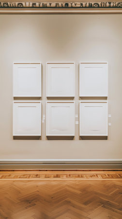 White door and wall in modern office building - Vintage Light Filter processingの素材