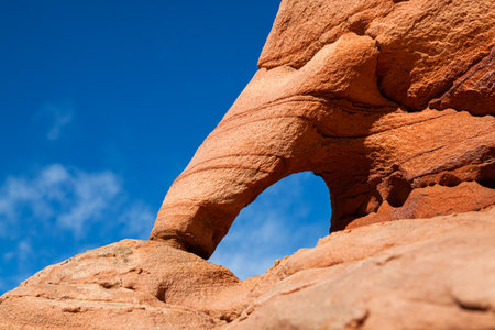 Ancient sediment rock eroded by time and weather into unique sculptures that decorate the landscape in the Kolob Terrace area of Zion National Park, Utah.の写真素材