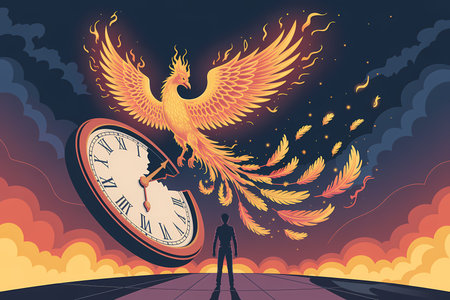 Time is running out. Time is running out. Vector illustration.の素材