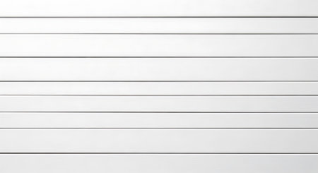 White blank background texture of wall with wood planks in simple pattern is parallel wallpaper surface for construction or decorationの素材