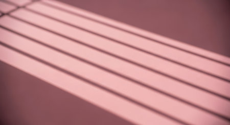 Abstract window light shade on pink wall. Minimal shadow pattern texture. Modern minimalist background texture.の素材