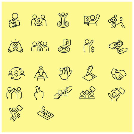Human resources line icon set. Recruitment, employment, interview. Business concept. Can be used for...