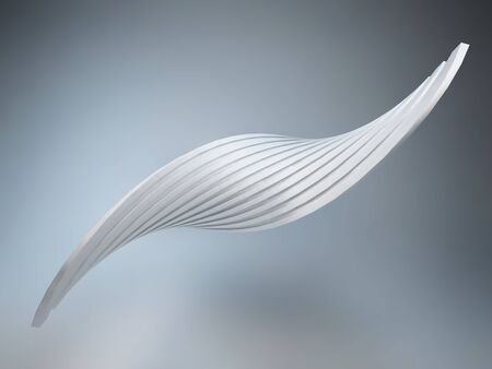 3d vector abstract object, smooth shapeのイラスト素材