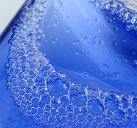 Abstract background of bubbles in the waterの写真素材