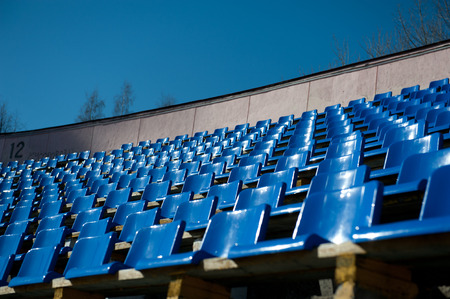 Stands on the stadiumの写真素材