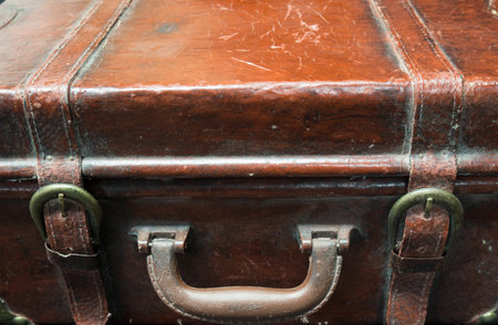 Old Fashioned Vintage Suitcaseの写真素材