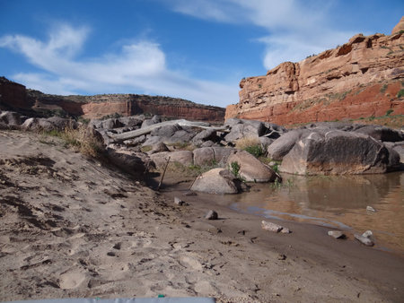 Colorado River Canyon Landscapeの写真素材