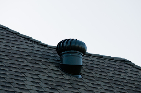 Air ventilation on top of a roof.の写真素材