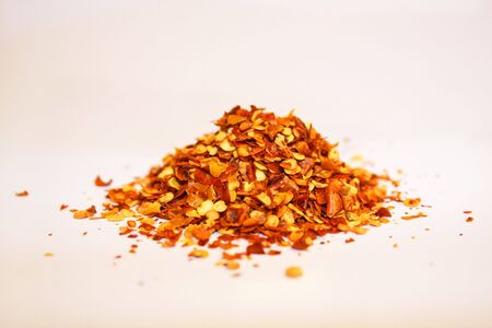 Crushed Red Pepper pileの写真素材