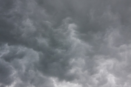 Gray Storm Clouds with a fluffy texture