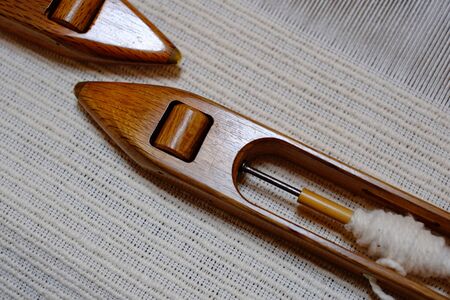 Hand-woven work.の写真素材