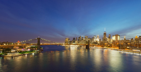 Brooklyn bridge in New York City, USA