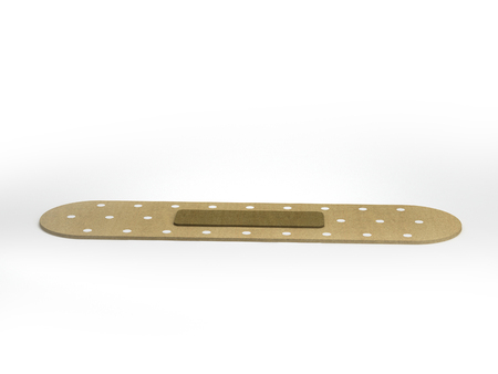 3D Rendering of Sticking Plaster on white background