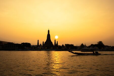 Temple of Dawn, Bangkok, Thailandの写真素材
