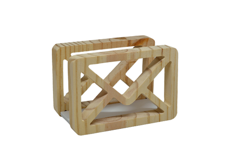 Wooden box isolated on white background, multi-propose boxの写真素材