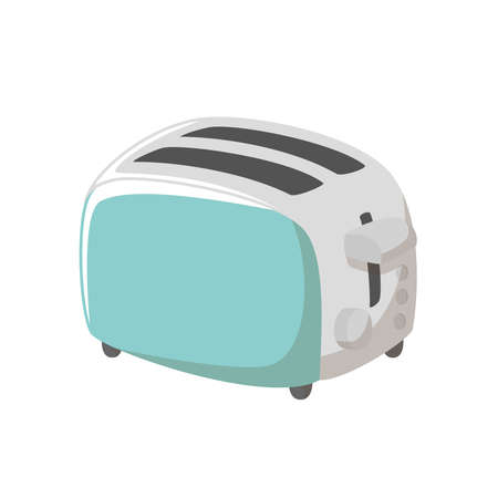 Pop up toaster vector illustration. Home appliances.のイラスト素材