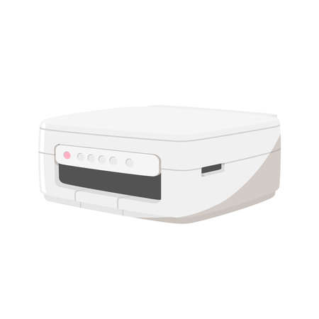 All-in-one printer vector illustration. Home appliances.のイラスト素材