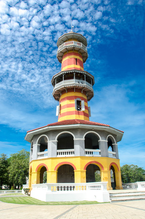 Royal summer residence Bang Pa In,Ayutthaya,Thailandのeditorial素材