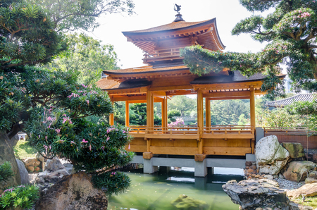 Absolute perfection in Nan Lian Garden, Chi Lin Nunnery, Hong Kongの写真素材