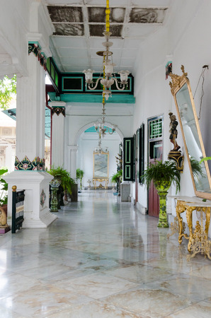 Decoration of Kraton palace in Yogyakarta, Java island, Indonesiaのeditorial素材