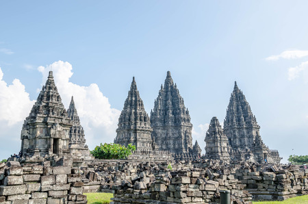 Prambanan temple in Yogyakarta, Java, Indonesia. の写真素材