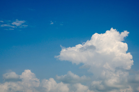 blue sky with cloud