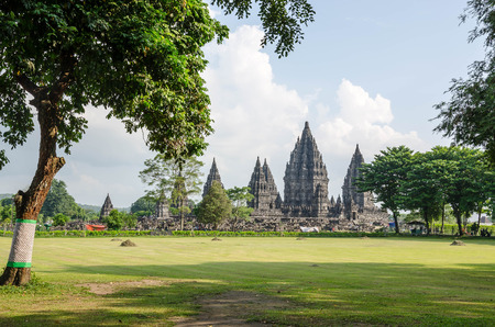 Prambanan temple in Yogyakarta, Java, Indonesia. のeditorial素材