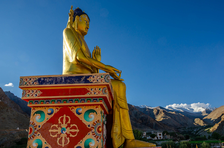 Liker Gompa Monastery of Ladakh region, Leh district, Jammu and Kashmir state, India.の写真素材