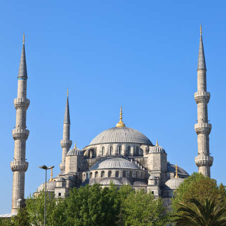 Blue Mosque in Istanbul, Turkeyの写真素材