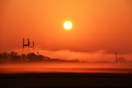 Background image / sunriseの写真素材
